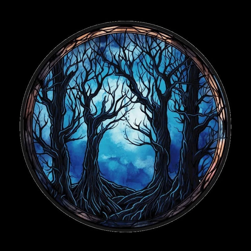 MIFYNN Gothic Bat Glass Pendant Necklace for Women Vintage Gothic Rope Chain Witch Bat Choker Dark Punk Style Necklace Victoria Emboss Necklaces Mystic Witch Jewelry Accessories - Image 3